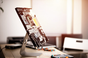 repairing the broken computer