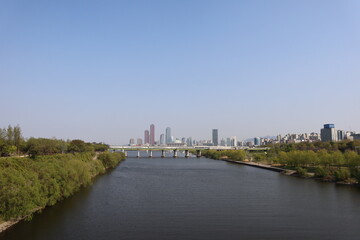 Obraz premium National Assembly building in Yeouido, South Korea