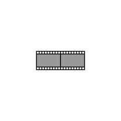 film strip icon set vector  sign symbol