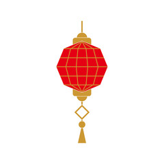Fototapeta na wymiar chinese lantern icon set vector sign symbol