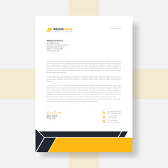 Letterhead corporate business professional invitation template design