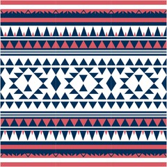 Illustration pattern ethnic design with colors and background for fashion design or other products