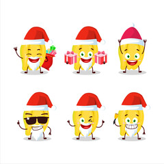 Santa Claus emoticons with carambola cartoon character