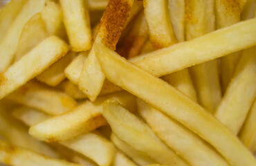french fries close up