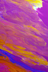 Mixture of acrylic paints. Abstract painting background,  Inkscape concept 