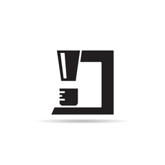 coffee maker icon vector
