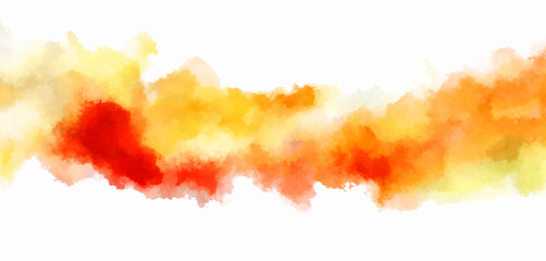 Watercolor painted background. Abstract Illustration wallpaper. Brush stroked painting. 2D Illustration.