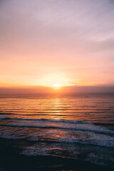 Bali beach sunset