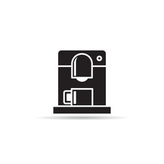 coffee maker icon on white background