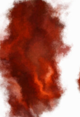 Watercolor painted background. Abstract Illustration wallpaper. Brush stroked painting. 2D Illustration.