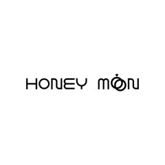 HONEY MOON letter logo design vector