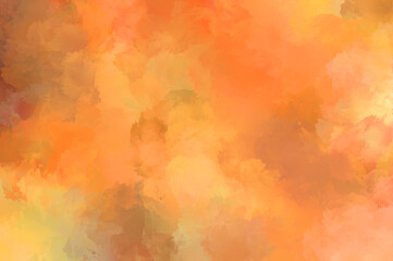 Abstract background of colorful brush strokes. Brushed vibrant wallpaper. Painted artistic creation. Unique and creative illustration.