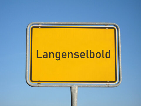 Ortsschild Langenselbold