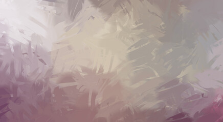 Wild Brushstrokes. Brushed Painted Abstract Background. Brush stroked painting. Strokes of paint. 2D Illustration.