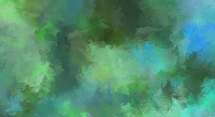 2D illustration of colorful brush strokes. Decorative texture painting. Vibrant paint pattern backdrop.