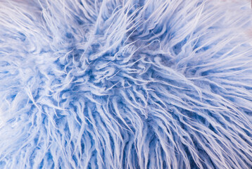 soft blue color faux fur fabric fluffy background