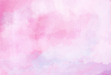 アートな青のピンクの水彩背景