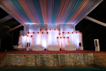 The decorative tents used in and for Indian weddings