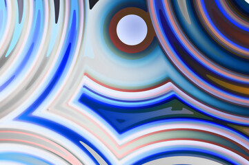 Abstract background with fluid colorful gradient. 2D illustration of modern urban graphic. Graffiti design inspired wallpaper.