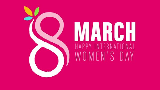8 march happy internation women's day