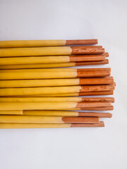 Fototapeta premium Long stick snack, freshly unpacked and ready to eat with family