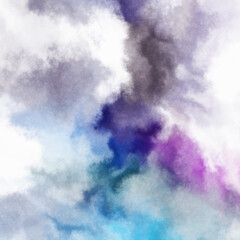 Watercolor painted background. Abstract Illustration wallpaper. Brush stroked painting. 2D Illustration.