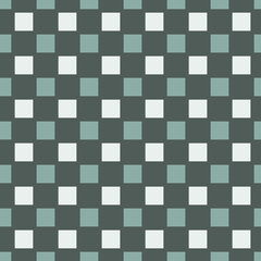 Vector green and white colored plaid or check seamless pattern background. Good use for fabric, wallpaper, kitchen towel, home decor etc.