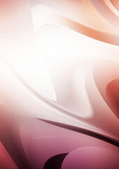 Fluid abstract background with colorful gradient. 2D illustration of modern movement.