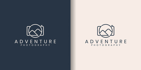 Landscape Photography Logo. Photography Logo design vector inspiration