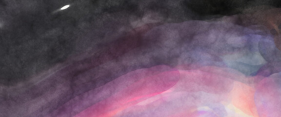 Crazy watercolor random pattern. Creative abstraction. Modern art painting. 2d illustration. Digital texture wallpaper. Artistic watercolored backdrop material.