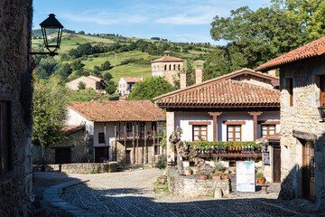 Obraz premium Plaza de Mayor in Santillana del Mar, Cantabria, Spain