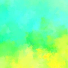 Painted composition with vibrant brush strokes. Textured colorful painting. Paint brushed wallpaper.