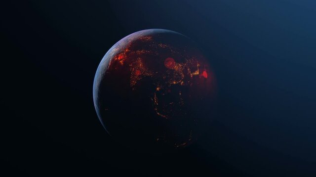 Spreading the virus across the globe of planet Earth