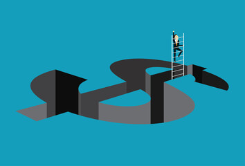 Climbed out of the financial trap