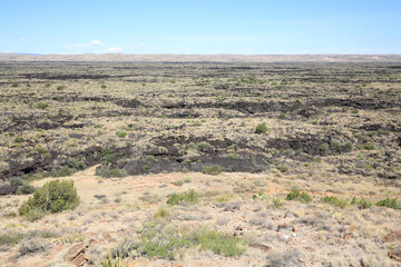 Valley of Fires Recreation Area in Tularosa Valley, New Mexico, USA