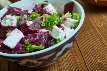 Beetroot and Feta Cheese Salad
