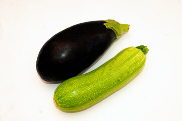 berenjena y calabacín