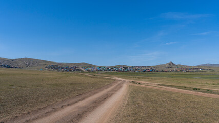 Fototapeta na wymiar Saikhan City Mongolia