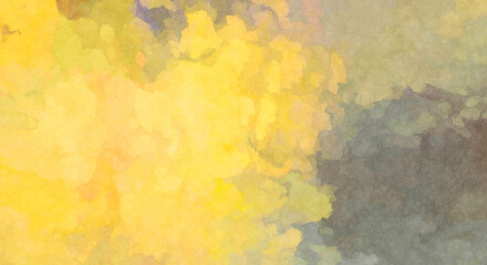 Watercolor painted background. Abstract Illustration wallpaper. Brush stroked painting. 2D Illustration.