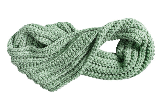 Green Scarf Isolated