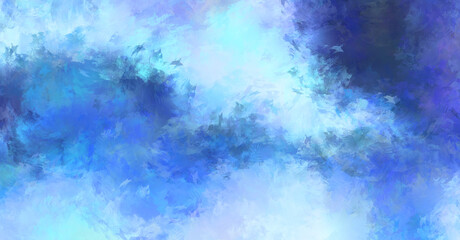 Artistic abstract background. Texture painted wallpaper. Creative illustration with strokes of paint. Brush pattern painting.