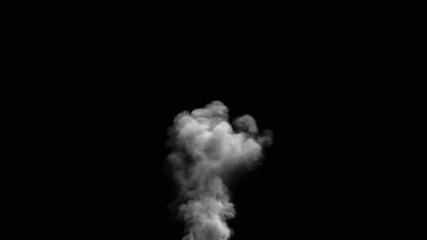 Smoke design on black background
