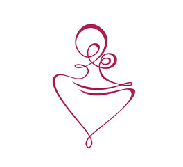 heart, love, valentine, pink, romance, illustration, symbol, red, romantic, day, design, art, card, celebration, sign, holiday, ribbon, passion, hearts, 