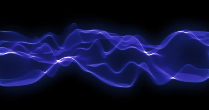 Abstract wave background animation loop