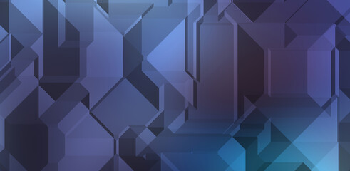 Polygonal background. Colorful wallpaper with geometric design. Digital 3d illustration.