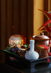 Spa herbal compressing ball 