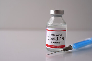 COVID 19 vaccine. Health care for people. Covid 19 pandemic.