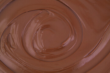 Chocolate spread background.