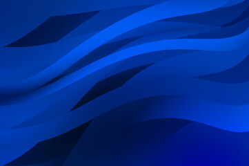 Abstract background with colorful gradient. Vibrant graphic wallpaper with stripes design. Fluid 2D illustration of modern movement.