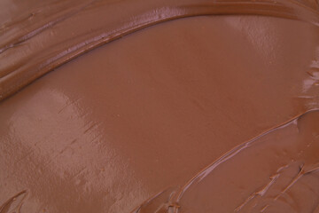 Chocolate spread background.